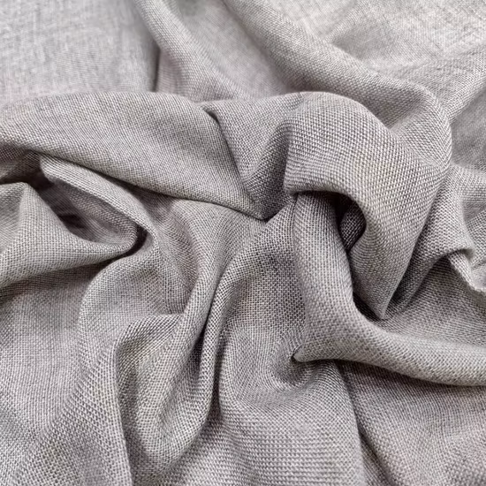 Oferta de precio de mercado de tela suave, muestras gratuitas, cortinas de seda, tela de cortina Jacquard para textiles para el hogar