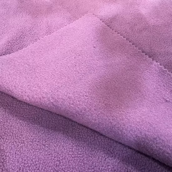 Kingcason Tejido de poliéster cepillado Franela de punto Coral Polar Polar Manta de terciopelo Sábana Pijamas Sofá Cortina Textiles para el hogar Tapicería Tela para prendas de vestir